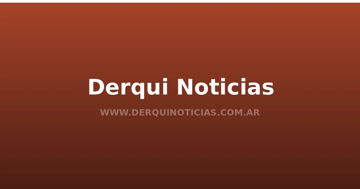 Placa institucional de Derqui Noticias